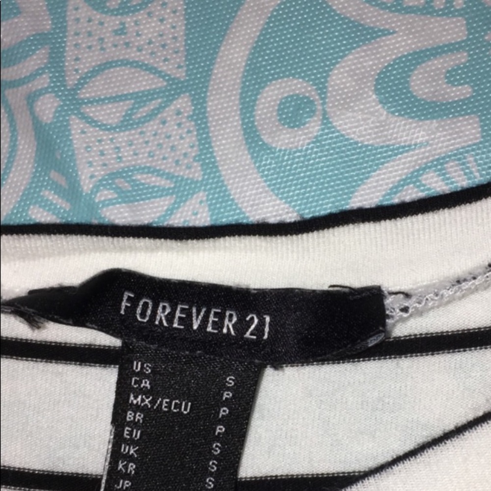 Black and white striped shirt